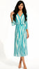 A2974 Solange Turquoise Print Loose Top Dress