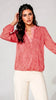 A2980 Bella Red Print Band Top