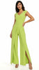 A2964B Kita Apple Green Jumpsuit Split Leg