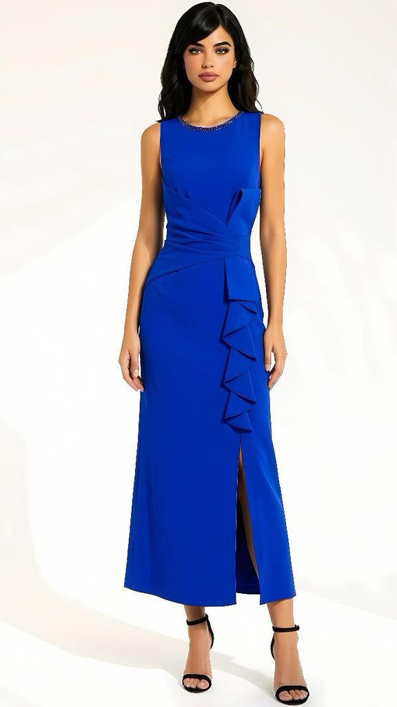 A2966 Royal Norella Ruffle Dress