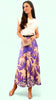 A1580 Lilac Pleated Midi Skirt