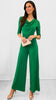 4-A1892 Tammy Green Cowl Jumpsuit