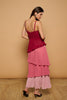 A3013 Multi Tone Ruffle Fenicia Dress