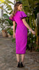 A2455 Cameron Magenta Wrap Style Dress