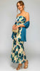 A3070BS Genev Bardot Flounce Hem Dress