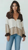 A2740 Chunky Knit Cardi Brown