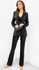 A2507 Velvet Sequin Trouser Suit
