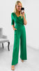 4-A1892 Tammy Green Cowl Jumpsuit