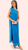 A1591 Turq/Royal Moana 2 Piece Dress