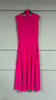 A3087 Roslyn Pink Asymmetrical Flare Dress
