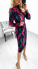 4-A1938 Rant & Rave Luna Dress Magenta