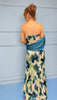 A3070BS Genev Bardot Flounce Hem Dress