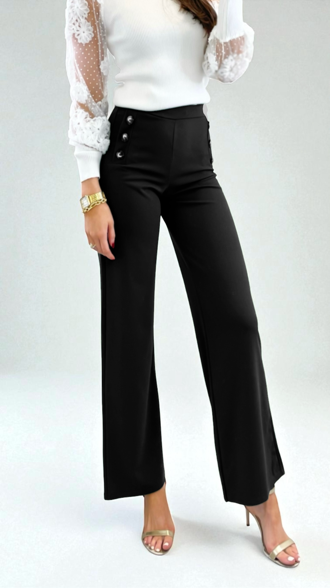 Rhona Black Trousers