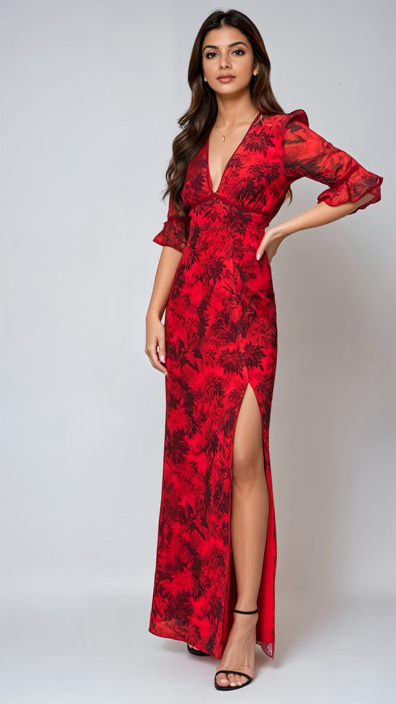 A2554 Hope & Ivy Aaliyah Open Back Dress