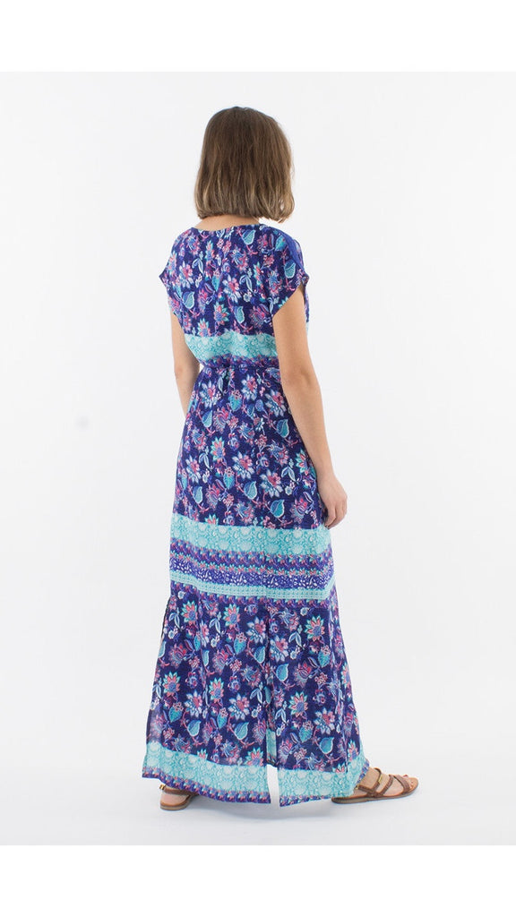 A3138 Royal Printed Day Maxi Dress