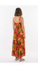 A3139 Litty Orange Print Dress