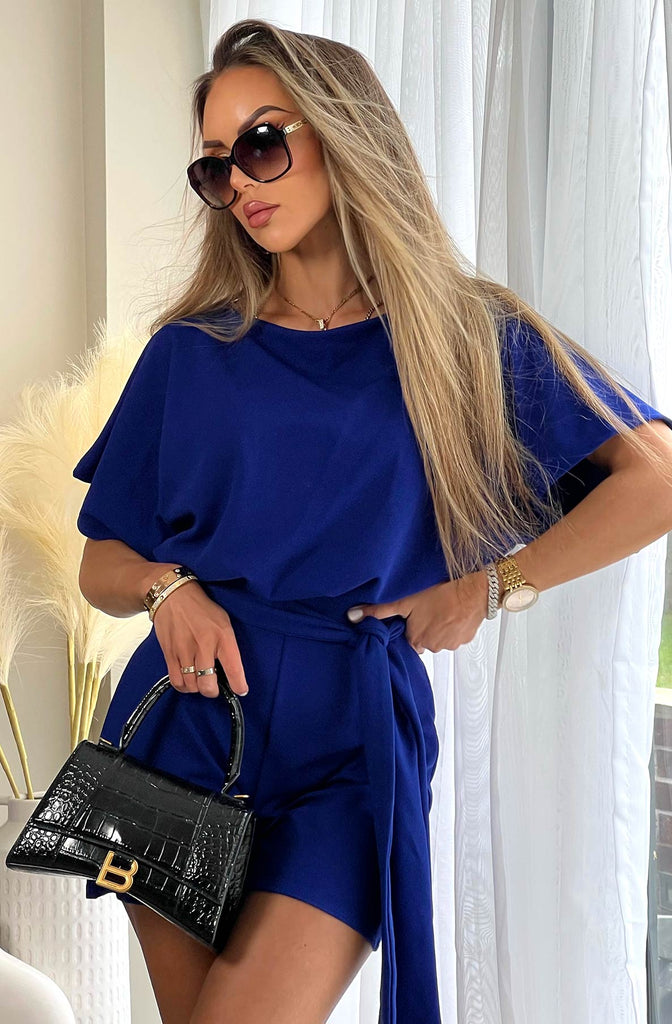 A0974 Judy Royal Playsuit