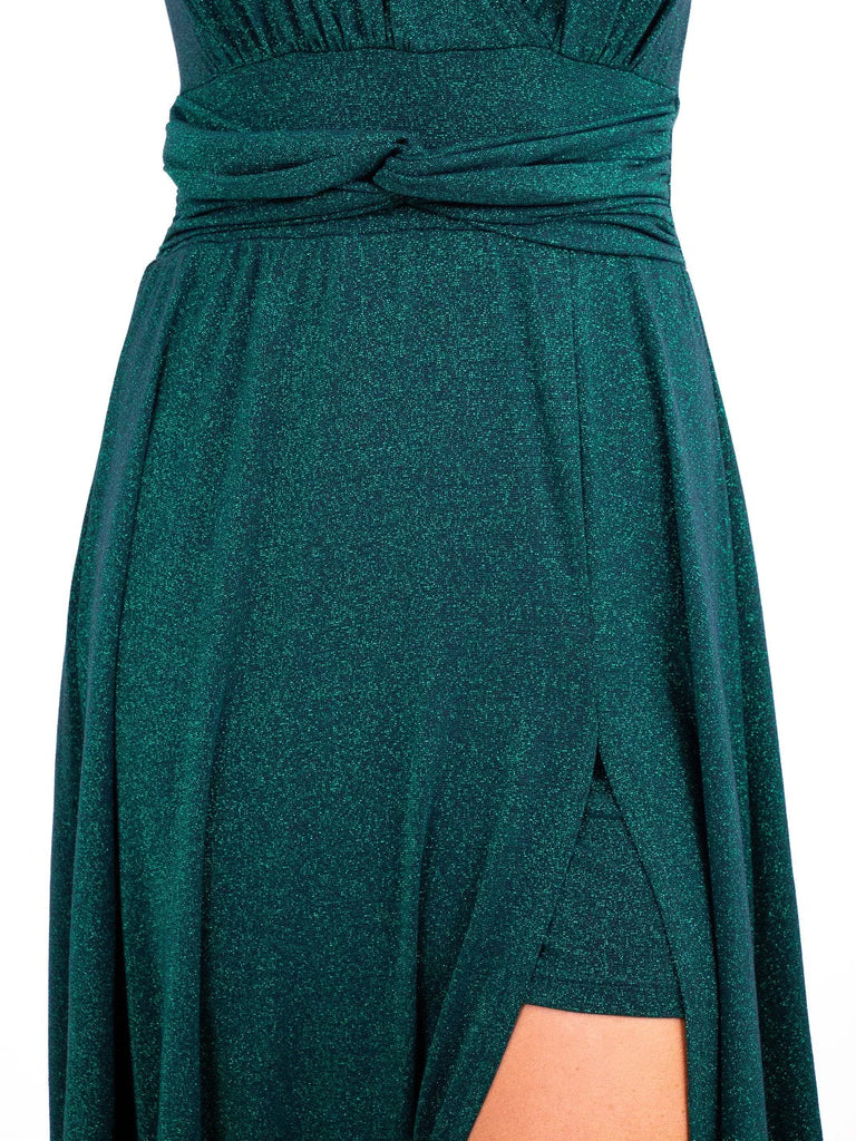 A1245 Green Lurex Sophie Dress