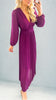 A2638 Chelle Magenta Pleated Dress