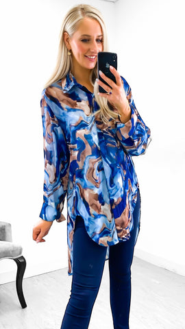 4-A1031 Faces Turtleneck Dress