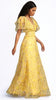 5-A2232 Mikela Floral Frill Dress