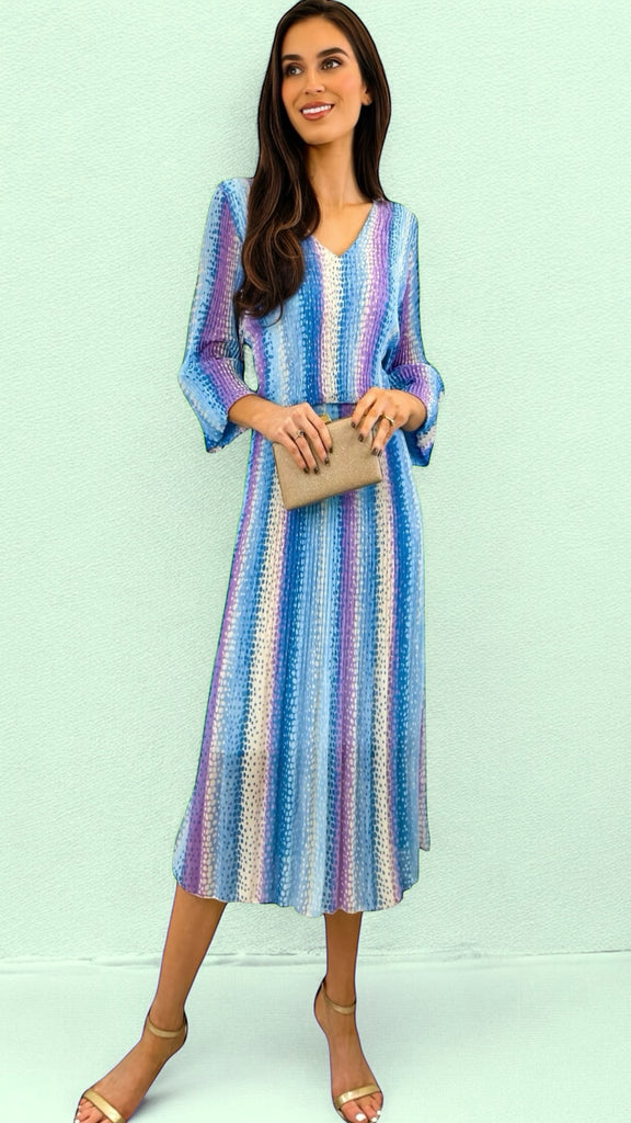 A2240 Laira Baby Blue Loose Top Dress