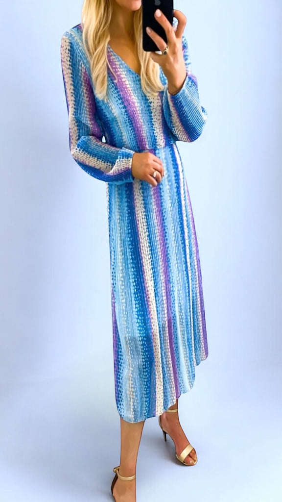 A2240 Laira Baby Blue Loose Top Dress