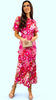 1-A2260 Debra Pink Multi 3D Floral Dress