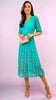 A2320 Aqua Contrast Loose Top Dress