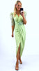 4-A2371B&F Lilias Lime Drape Dress