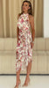 A2442 Priya Pastel Floral Halter Dress