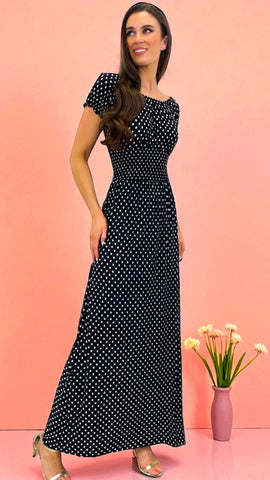 5-A2344 Adette Baby Pink Floral Shift Dress