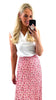 A2477 White Satin Feel Top
