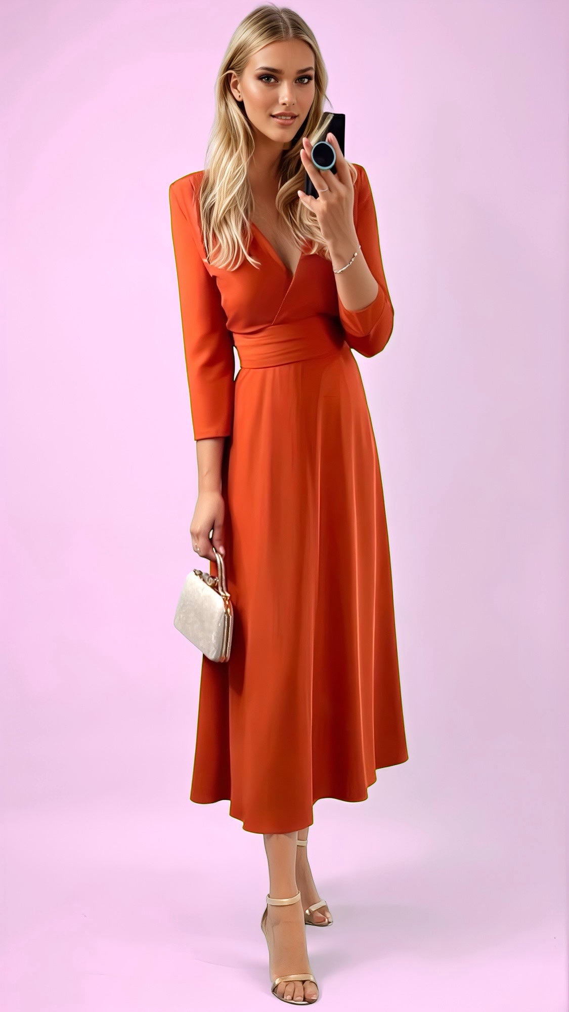 Glenis Rust Flare Dresses | dresses online | party dresses, occasion ...