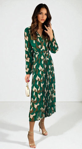 4-A2206 Lirena Mint Asymmetrical Dress