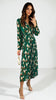 A2569 Chiarina Camo Midi Pleat Dress