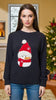 A2601 Black Santa Jumper Knit