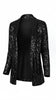 A2629DD Black Sequin Blazer