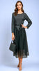 4-A2768 Della Black Tulle Dress