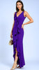 A2792 Matilde Purple Ruffle Dress