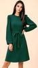4-A2817 Soft Green Knit Day Dress