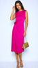 A2835B Ceandy Fuschia Flare Dress