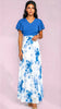 A2985 Mirelle Royal Contrast Dress