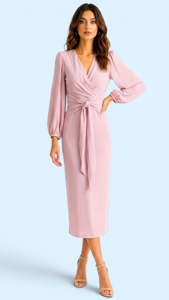 A3036 Sinead Blush Pencil Dress