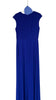 A3136 Farah Royal Contrast Maxi Dress