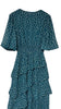 A3209 Camilla Teal Dotty Layered Dress