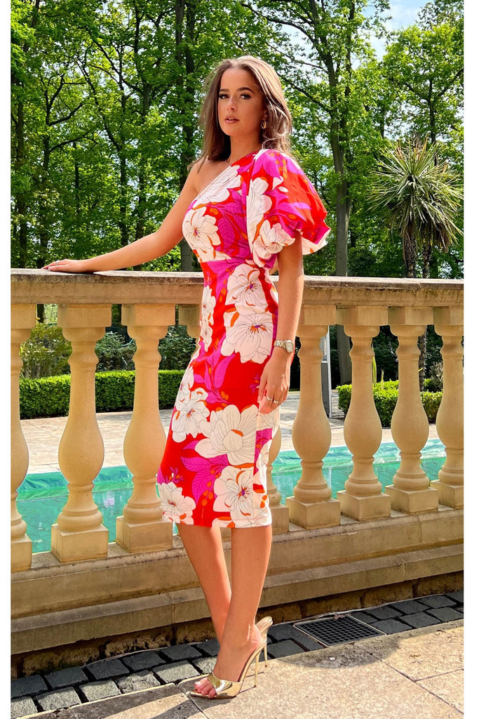 A0889 Willow One Shoulder Dress