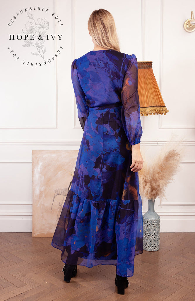 Hope and ivy wrap maxi dress new arrivals