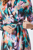 A1216 Brock Oriental Style Wrap Dress