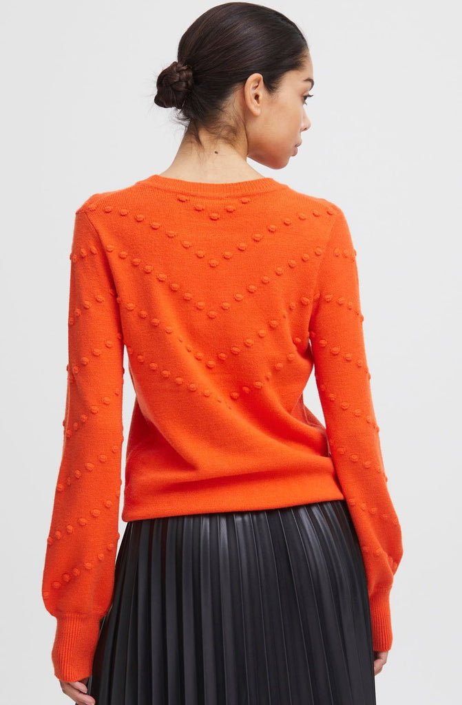 A1064 Bynonina Dot Jumper Orange